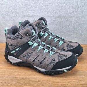 Merrell Accendor 3 Mid WP Women's 8 Waterproof Hiking Boots Monument Gray